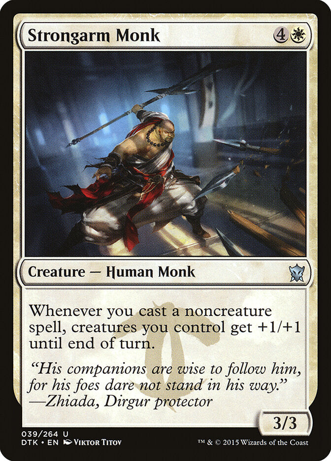 Strongarm Monk - Dragons of Tarkir (Uncommon) [DTK-39] Imagen principal del producto
