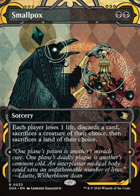Smallpox – Secrets of Strixhaven: Mystical Archive (SOA-33) Magic: The Gathering card Imagen principal del producto