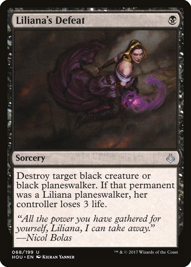 Liliana's Defeat - Hour of Devastation (Uncommon) [HOU-68]
