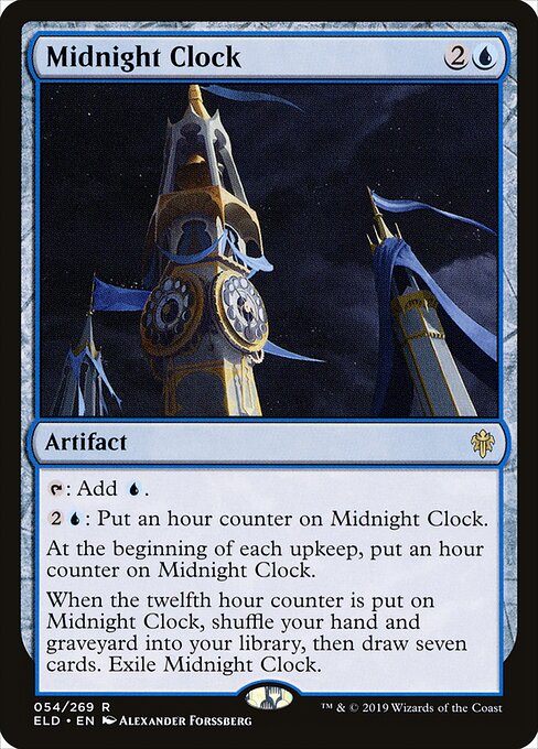 Midnight Clock – Throne of Eldraine (ELD-54) Magic: The Gathering card