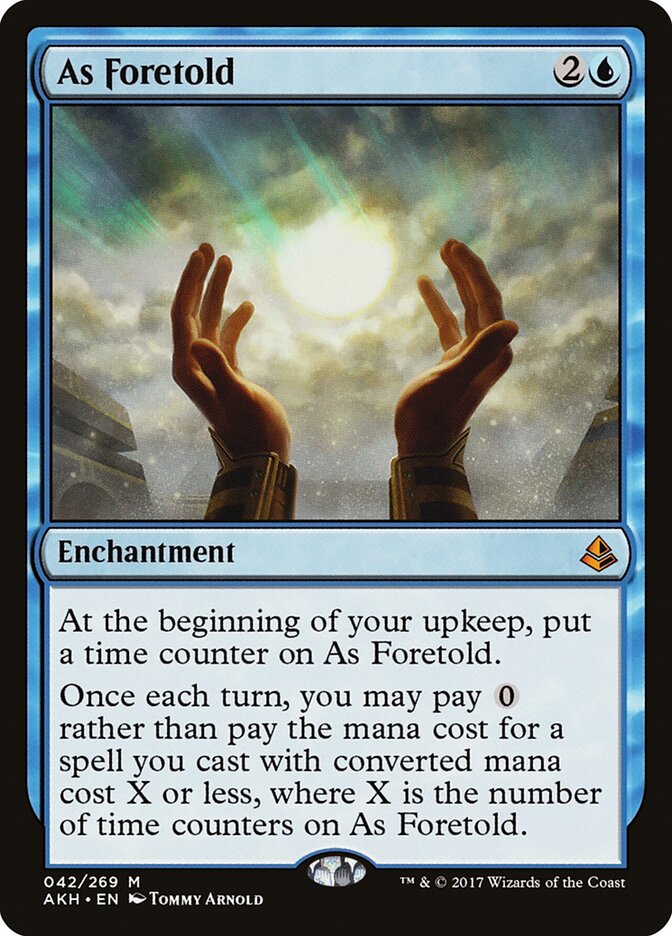 As Foretold - Amonkhet (Mythic) [AKH-42] Main image