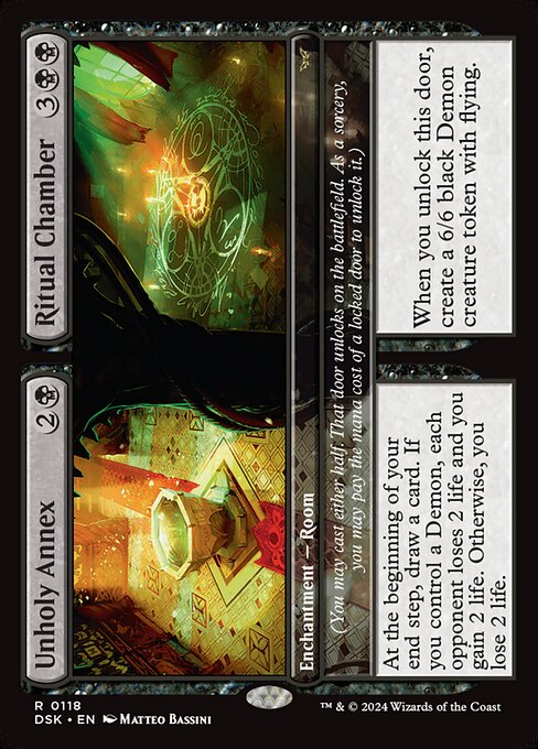Unholy Annex // Ritual Chamber – Duskmourn: House of Horror (DSK-118) Magic: The Gathering card | LC-REM-20260804-15523473785164-0fb4c734-c698-46f2-bc78-5f036f472e5b Main image
