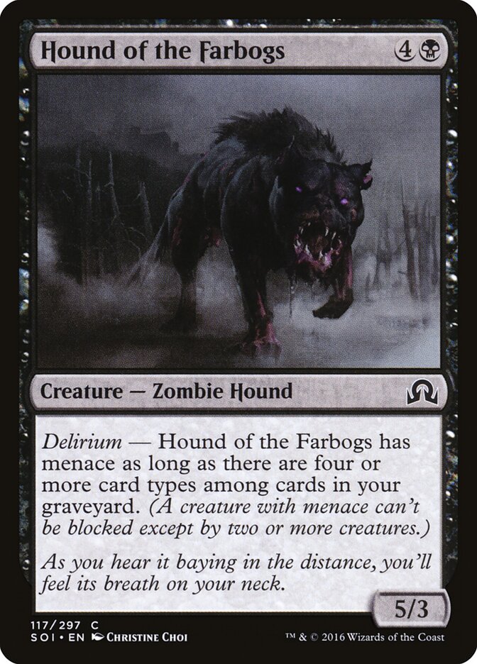 Hound of the Farbogs - Shadows over Innistrad (Common) [SOI-117] Hauptbild