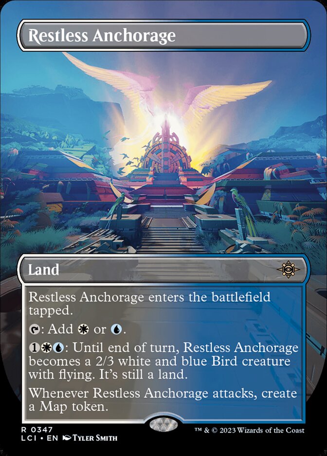 Magic-kaart Restless Anchorage LCI-347 uit The Lost Caverns of Ixalan (Rare) Main image