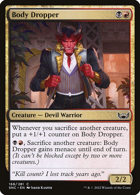 Body Dropper – Streets of New Capenna (SNC-168) Magic: The Gathering card