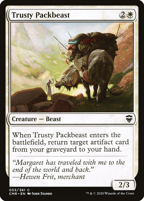 Trusty Packbeast – Commander Legends (CMR-53) Magic: The Gathering card | LC-REM-20260804-15414849864012-0fcfe1b5-e35b-4a23-8ca8-4dee2ef94f32 Immagine principale del prodotto