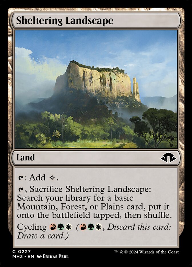 Sheltering Landscape - Modern Horizons 3 (Common) [MH3-227]