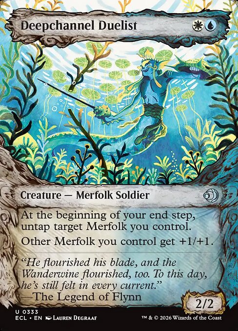 Deepchannel Duelist – Lorwyn Eclipsed (ECL-333) Magic: The Gathering card | LC-REM-20260804-15544009326924-0fe0730e-a549-427d-99be-68d6fded5ac5
