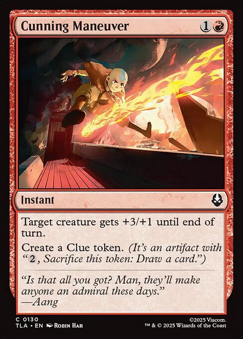 Cunning Maneuver – Magic: The Gathering | Avatar: The Last Airbender (TLA-130) Magic: The Gathering card
