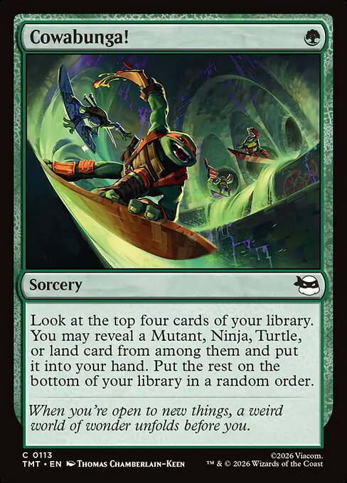 Cowabunga! – Teenage Mutant Ninja Turtles (TMT-113) Magic: The Gathering card | LC-REM-20260804-15621000888652-0ffce972-bed9-445a-a9a0-4816f156d88d