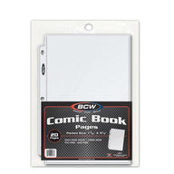 BCW 1-pocket comic book pages, verpakking van 20 - 722626901836