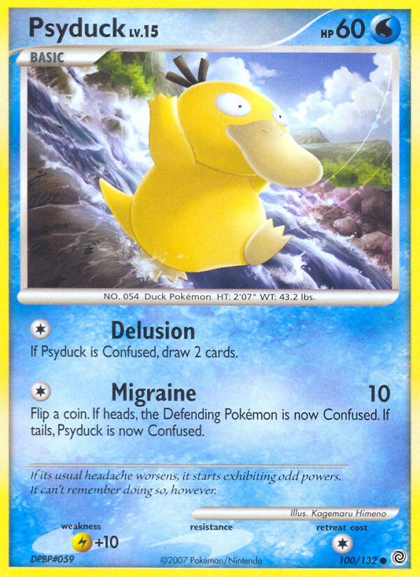 Psyduck Lv.15 – Secret Wonders 100 – Pokémon TCG single card Hoofdafbeelding
