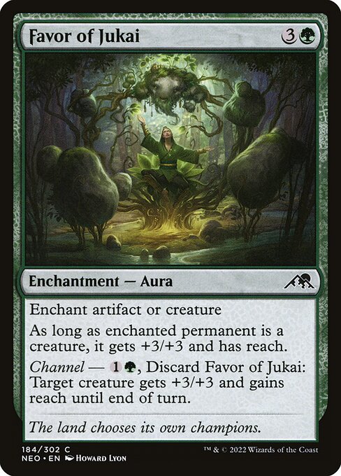 Favor of Jukai – Kamigawa: Neon Dynasty (NEO-184) Magic: The Gathering card | LC-REM-20260804-15610422526284-1013266a-81f4-4441-8dcf-2764d14afceb