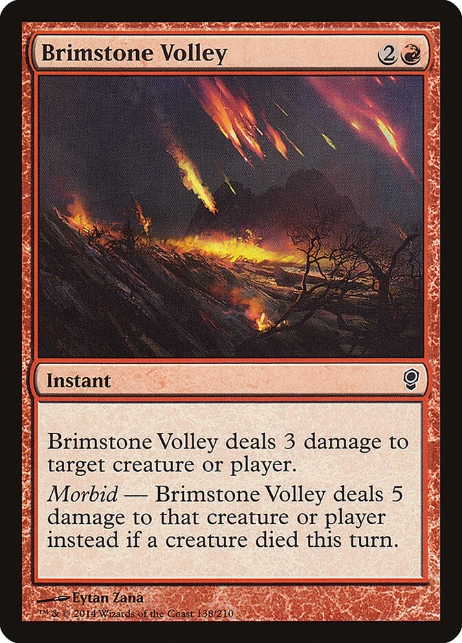 Brimstone Volley - Conspiracy (Common) [CNS-138]