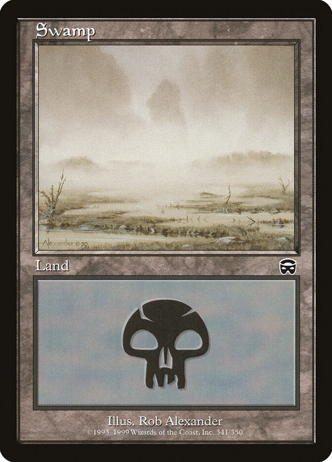 Magic-kaart Swamp MMQ-341 uit Mercadian Masques (Land) Immagine principale del prodotto