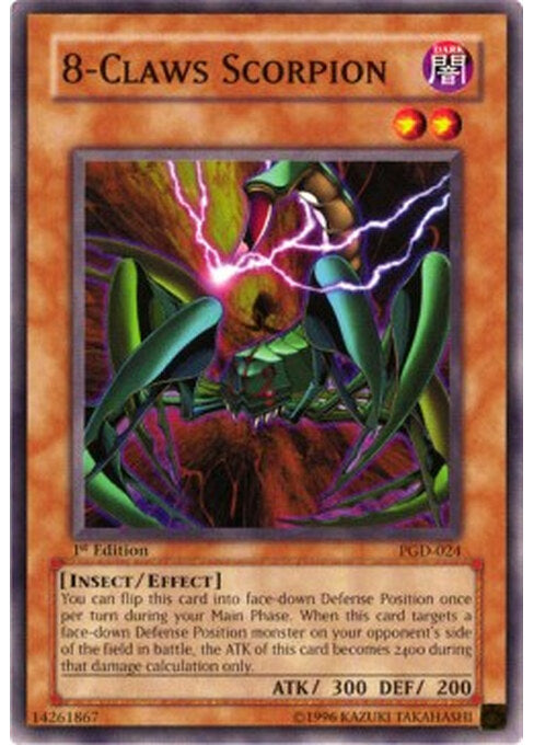 8-Claws Scorpion — Pharaonic Guardian (PGD-024) Yu-Gi-Oh! card Immagine principale del prodotto