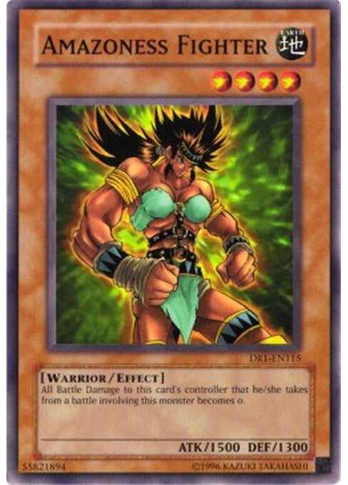 Amazoness Fighter — Dark Revelation 1 (DR1-115) Yu-Gi-Oh! card Image principale du produit