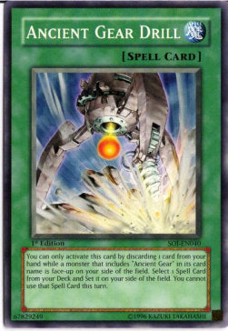 Ancient Gear Drill - Shadow of Infinity (Common) [SOI-040] Main image