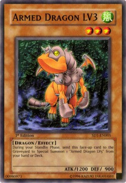 Armed Dragon LV3 - Structure Deck: Dragon's Roar (Common) [SD1-005] Hoofdafbeelding
