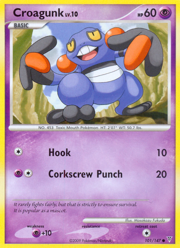 Croagunk Lv.10 – Supreme Victors 101 – Pokémon TCG single card Main image