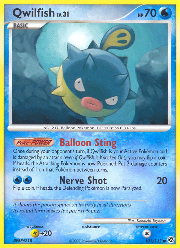 Qwilfish Lv.31 – Secret Wonders 101 – Pokémon TCG single card Hoofdafbeelding