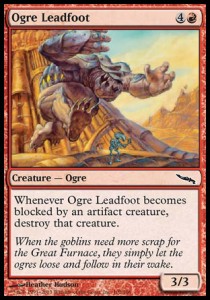 Ogre Leadfoot - Mirrodin (Common) [MRD-102] Hoofdafbeelding