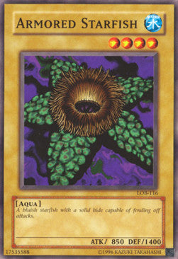 Armored Starfish (V.2 - Common) - Legend of Blue Eyes White Dragon (Common) [LOB-116]