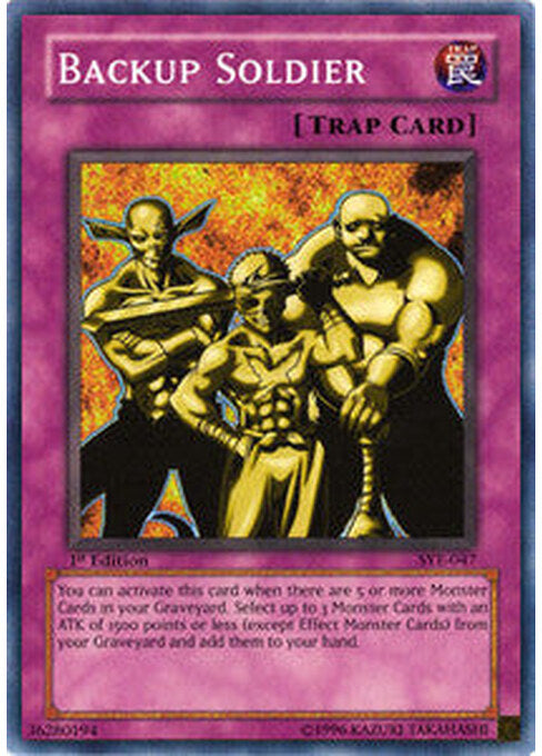 Backup Soldier — Starter Deck: Yugi Evolution (SYE-047) Yu-Gi-Oh! card Immagine principale del prodotto