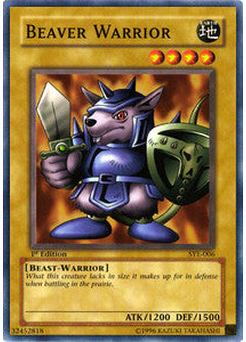 Beaver Warrior — Starter Deck: Yugi Evolution (SYE-006) Yu-Gi-Oh! card Immagine principale del prodotto