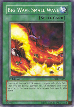 Big Wave Small Wave - Structure Deck: Fury From The Deep (Common) [SD4-025] Imagen principal del producto