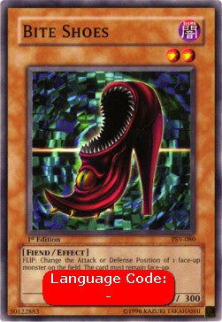 Bite Shoes (V.2 - Common) - Pharaoh's Servant (Common) [PSV-080]