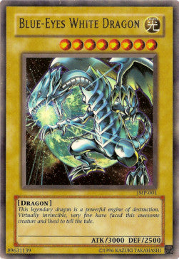 Blue-Eyes White Dragon (V.1 - Ultra Rare) - Shonen Jump Magazine (Ultra Rare) [JUMP-001] Hauptbild