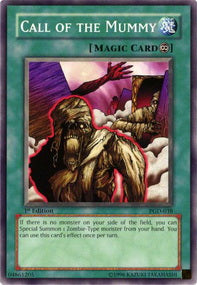 Call of the Mummy - Structure Deck: Zombie Madness (Common) [SD2-022] Imagen principal del producto