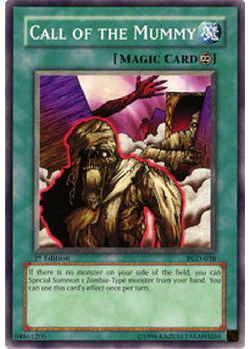 Call of the Mummy — Structure Deck: Zombie Madness (SD2-022) Yu-Gi-Oh! card Main image