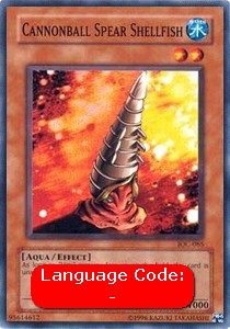 Cannonball Spear Shellfish (V.1 - Common) - Invasion of Chaos (Common) [IOC-085]