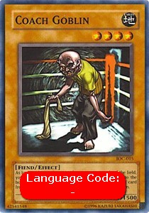 Coach Goblin (V.1 - Common) - Invasion of Chaos (Common) [IOC-015] Immagine principale del prodotto