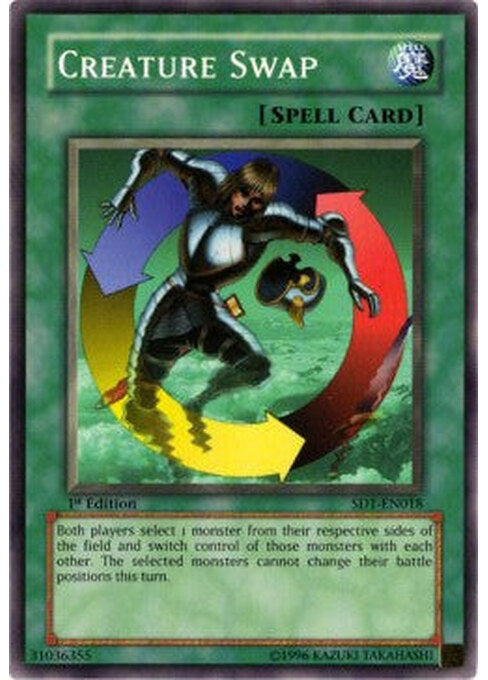 Creature Swap — Structure Deck: Dragon's Roar (SD1-018) Yu-Gi-Oh! card Hoofdafbeelding