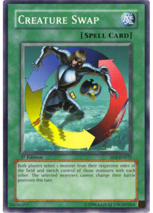 Creature Swap — Structure Deck: Fury From The Deep (SD4-021) Yu-Gi-Oh! card Hauptbild
