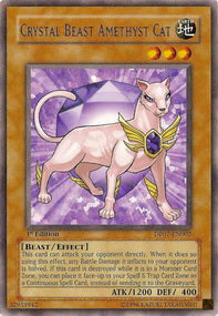 Crystal Beast Amethyst Cat - Duelist Pack: Jesse Anderson (Rare) [DP07-002]