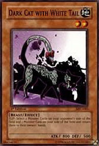 Dark Cat with White Tail - Magician's Force (Common) [MFC-083]