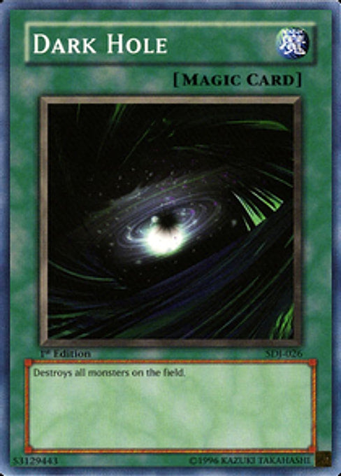 Dark Hole — Starter Deck: Joey (SDJ-026) Yu-Gi-Oh! card Hauptbild