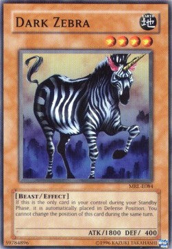 Dark Zebra (V.1 - Common) - Magic Ruler (Common) [MRL-084] Main image