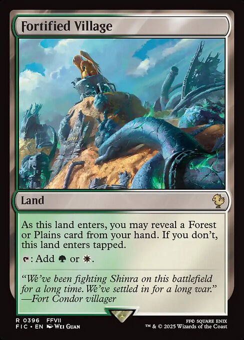 Fortified Village – Final Fantasy Commander (FIC-396) Magic: The Gathering card | LC-REM-20260804-15339564204364-1028b210-db71-4bbd-8bd7-59dc4032f426