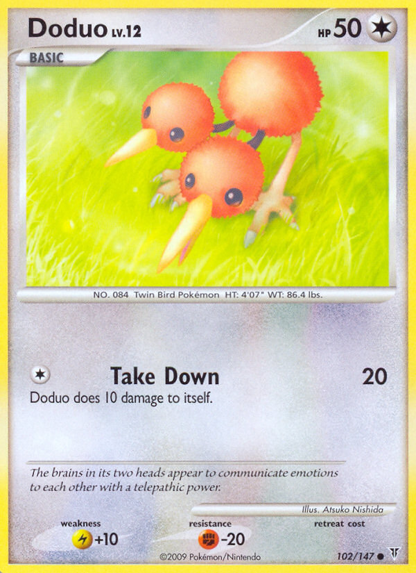 Doduo Lv.12 – Supreme Victors 102 – Pokémon TCG single card Image principale du produit