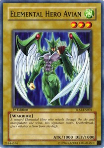 Elemental HERO Avian - The Lost Millennium (Common) [TLM-001] Hover Image