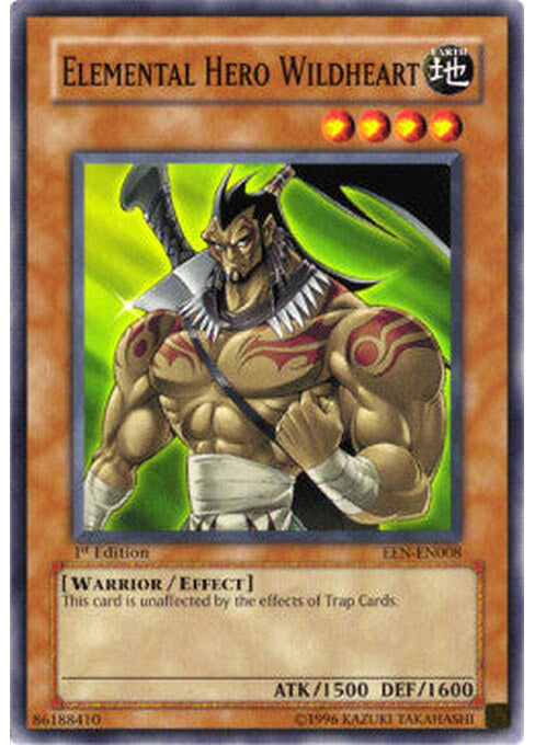 Elemental HERO Wildheart — Elemental Energy (EEN-008) Yu-Gi-Oh! card Imagen principal del producto