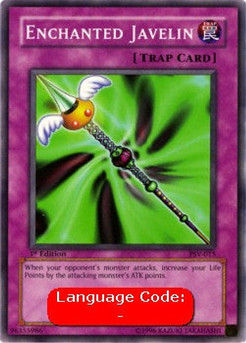 Enchanted Javelin — Pharaoh's Servant (PSV-015) Yu-Gi-Oh! card Image principale du produit