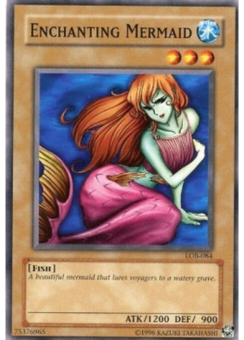 Enchanting Mermaid — Legend of Blue Eyes White Dragon (LOB-084) Yu-Gi-Oh! card Hoofdafbeelding