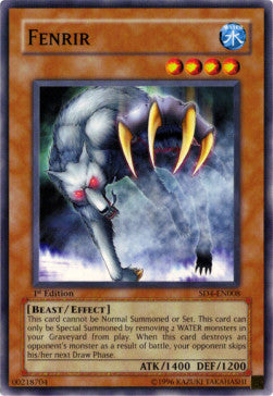 Fenrir - Structure Deck: Fury From The Deep (Common) [SD4-008] Imagen principal del producto