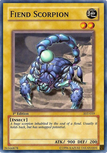 Fiend Scorpion - Ancient Sanctuary (Common) [AST-059] Main image